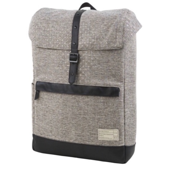 West Elm Other - Hex Slim Alliance Tweed Leather Padded Backpack